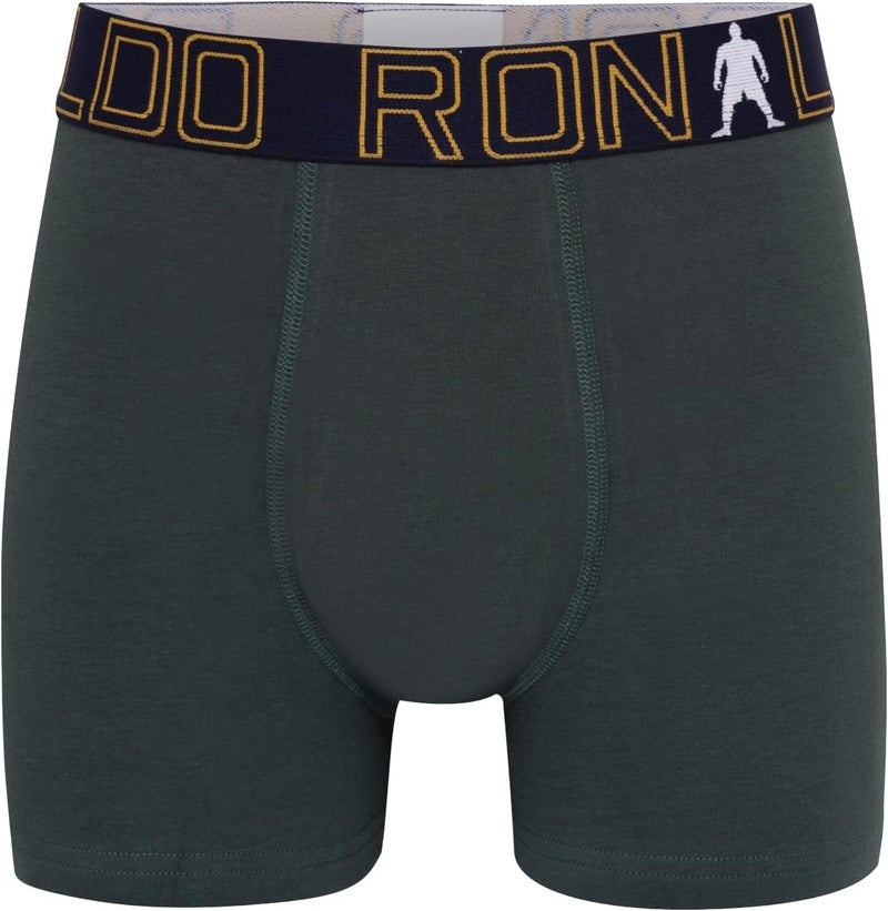 CR7 Boy's 3 Pack Cotton Blend Trunks - Image 4